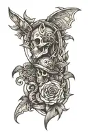 woodworking tattoo design idea