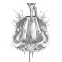Cracked Chalice tattoo design idea