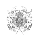 water tribe from Avatar symbol tattoo design idea