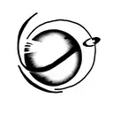 Uranus tattoo design idea