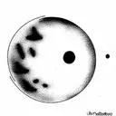 Uranus tattoo design idea