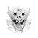 travis scott raging tattoo design idea