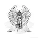 icarus tattoo design idea