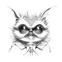 gremlins estilo rubber hose tattoo design idea