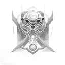 doom eternal tattoo design idea