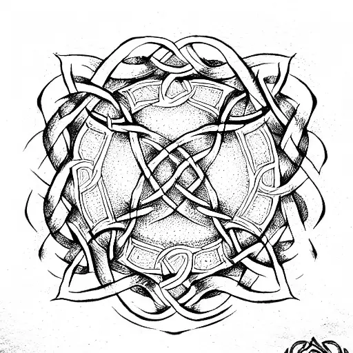 Celtic Knot tattoo design idea