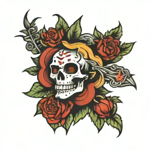 grateful dead tattoo design idea