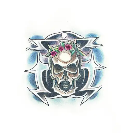  group of friends tattoo, one of the friends is dead tattoo design idea