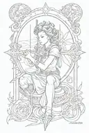 Discipline Commitment Focus tattoo design idea