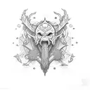 druid DnD air traffic control tattoo design idea