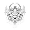 druid DnD air traffic control tattoo design idea