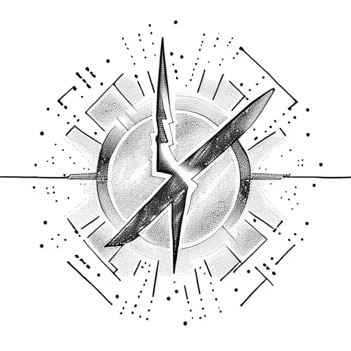 Lightning Bolt tattoo design idea