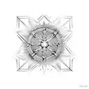 maltese cross tattoo design idea