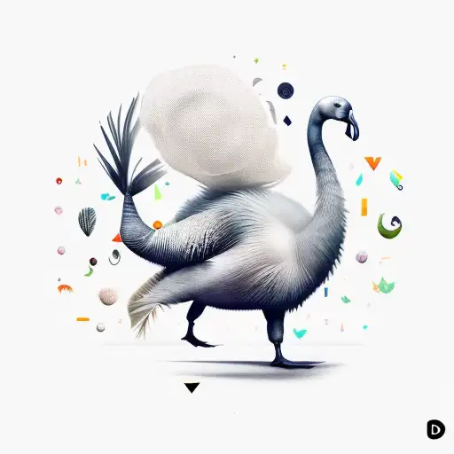 dodo tattoo design idea