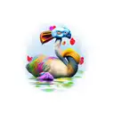 dodo tattoo design idea