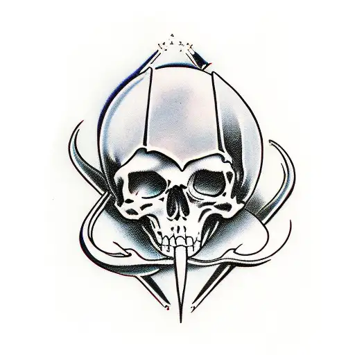 holy death  tattoo design idea