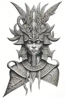 Osiris full length tattoo design idea