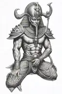 Osiris full length tattoo design idea