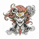 alastor  tattoo design idea