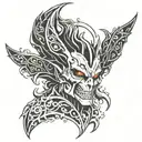 alastor  tattoo design idea