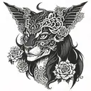 alastor  tattoo design idea