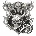 alastor  tattoo design idea