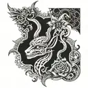 alastor  tattoo design idea