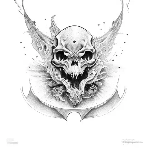 skate tattoo design idea