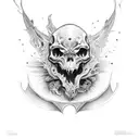 skate tattoo design idea