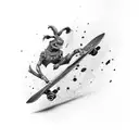 skate tattoo design idea