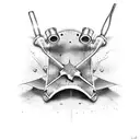 skate tattoo design idea