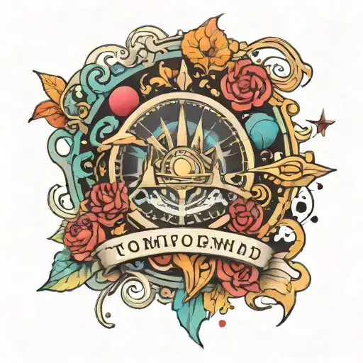 tomorrowland festival logo tattoo design idea