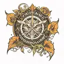 tomorrowland festival logo tattoo design idea