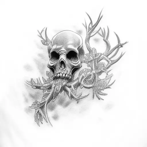 Leshy half sleeve tattoo design idea