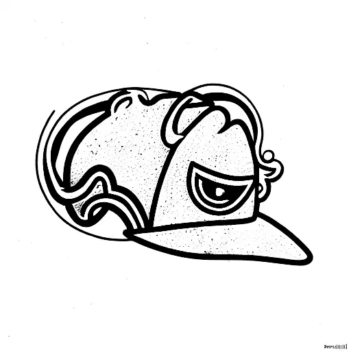 chameleon wearing a jesters hat  tattoo design idea