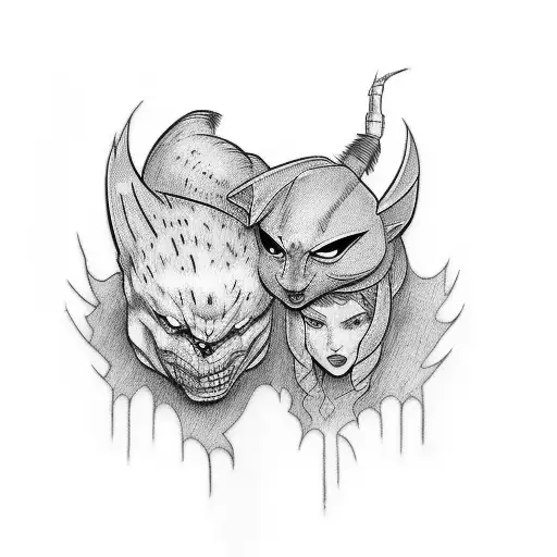 siblings tattoo for three marvel themed tattoo design idea