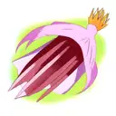 red onion tattoo design idea