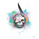 deftones knife party tattoo design idea