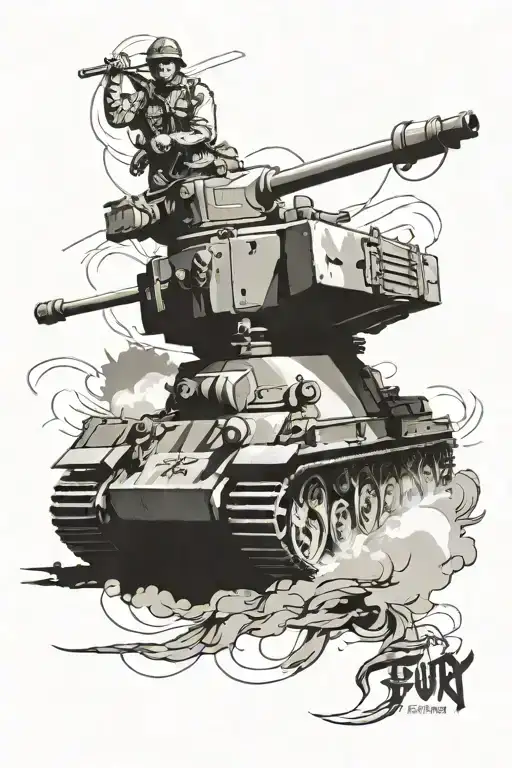 fury, ww2, tank, Brad Pitt, Bible  tattoo design idea