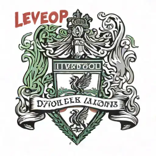 Liverpool You'll Never Walk Alone tattoo design idea