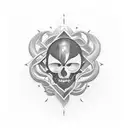 Black Pearl tattoo design idea