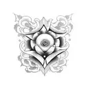 pearl tattoo design idea