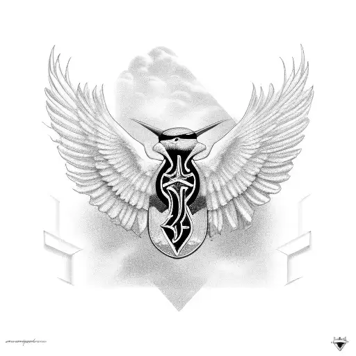  stadium swallow  tattoo design idea