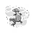 gecko a crete tattoo design idea