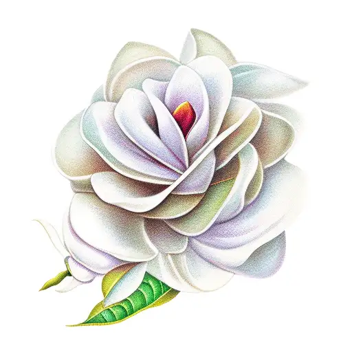 Tattoo uploaded by Lisa Petersen • Beautiful gardenia tattoo by Jen Von  Klitzing #gardenia #flowertattoo #linework #blackwork #JenVonKlitzing  #botanicaltattoo #botanical • Tattoodo