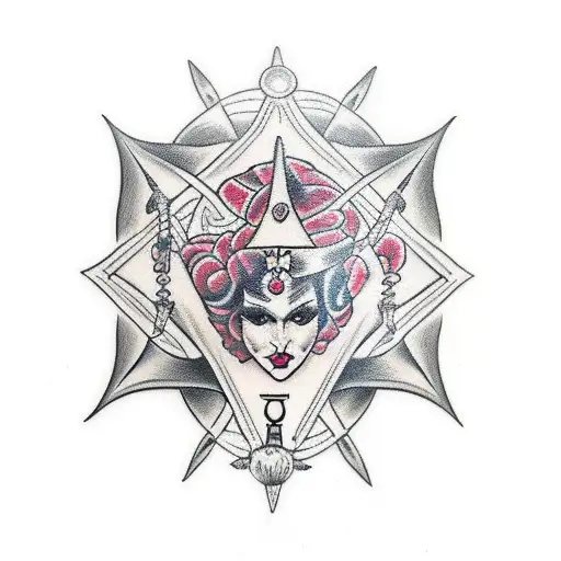 hekate priestess tattoo design idea