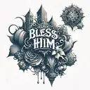 bless him tattoo design idea