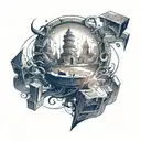 bless him tattoo design idea