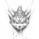 pain from naruto tattoo design idea