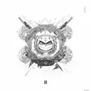 pain from naruto tattoo design idea